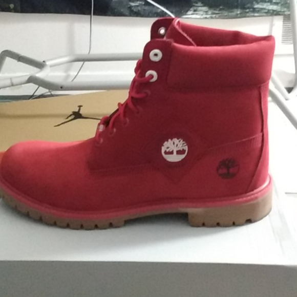 Dark Red Timberland Big TL Logo - Picture 5 of 6
